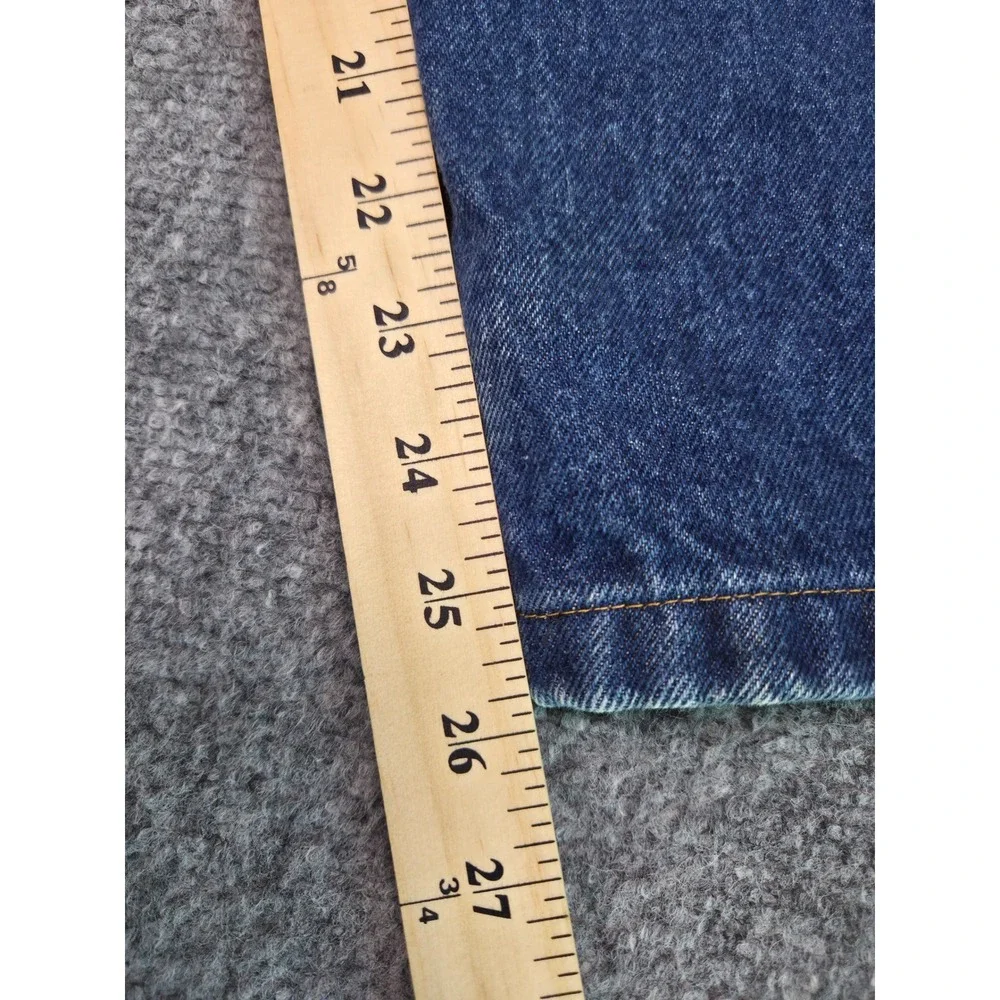 Vintage 90s Levi's 505 Jeans Mens 46x30 Blue Orange Tab Made in USA Regular Fit
